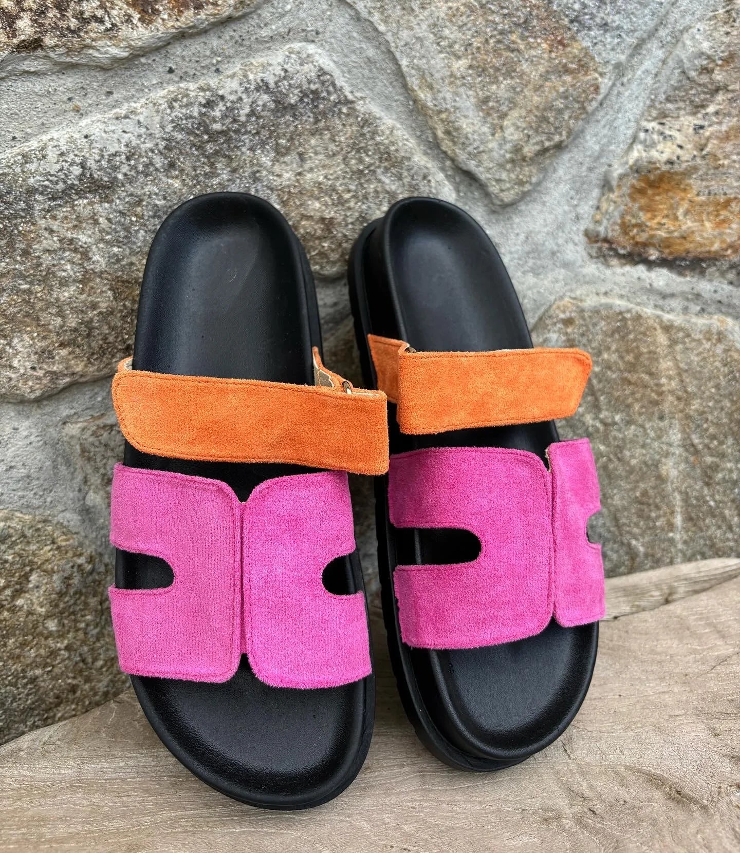 Sandales Oriane fuchsia