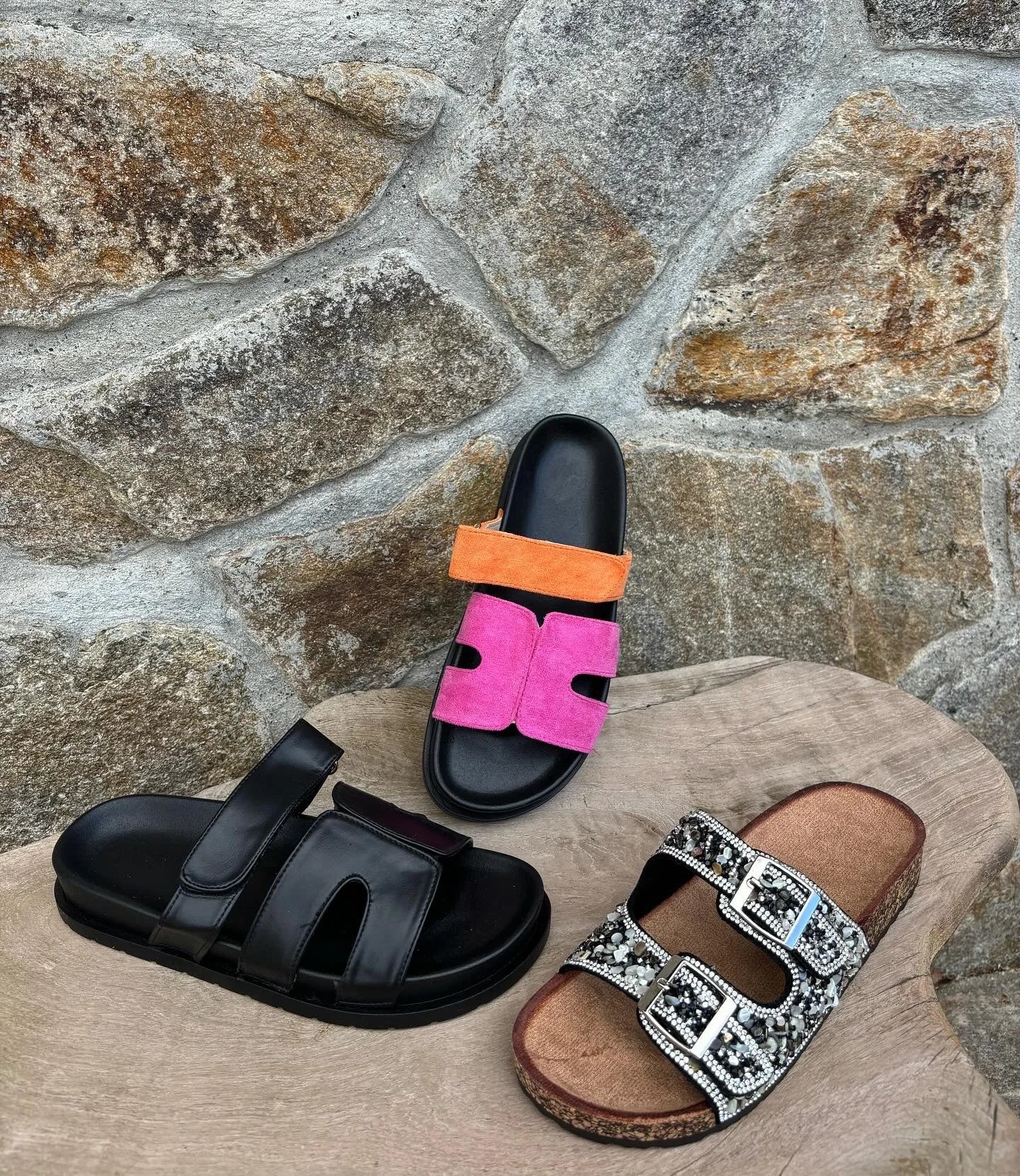 Sandales Oriane fuchsia