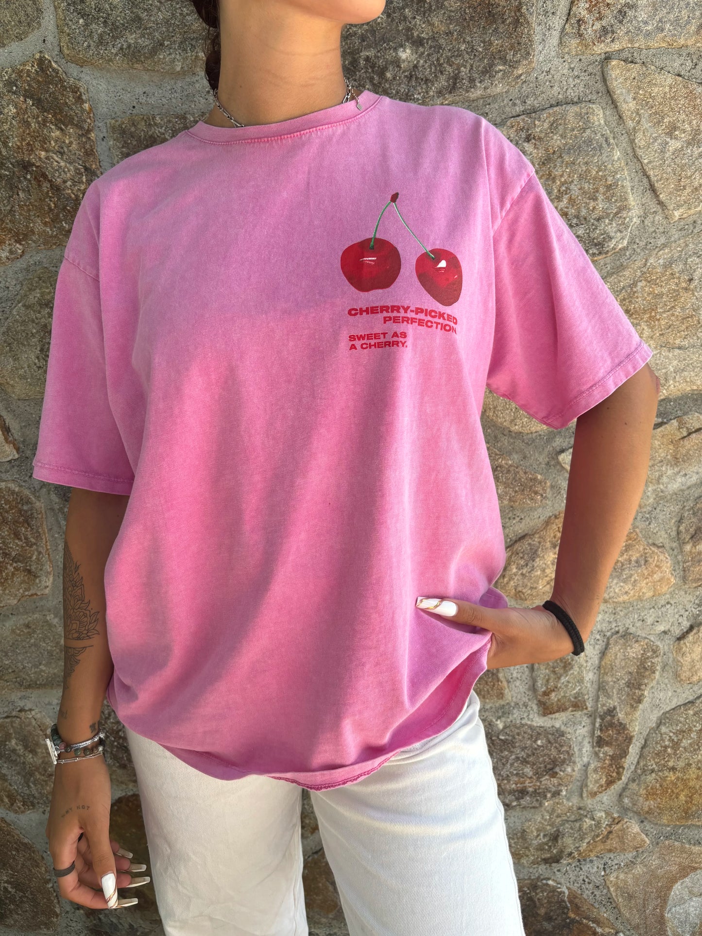 Tee-Shirt Cherry rose