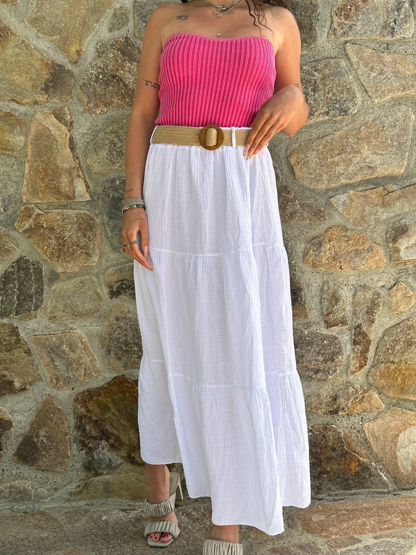 Jupe Cacilie blanche