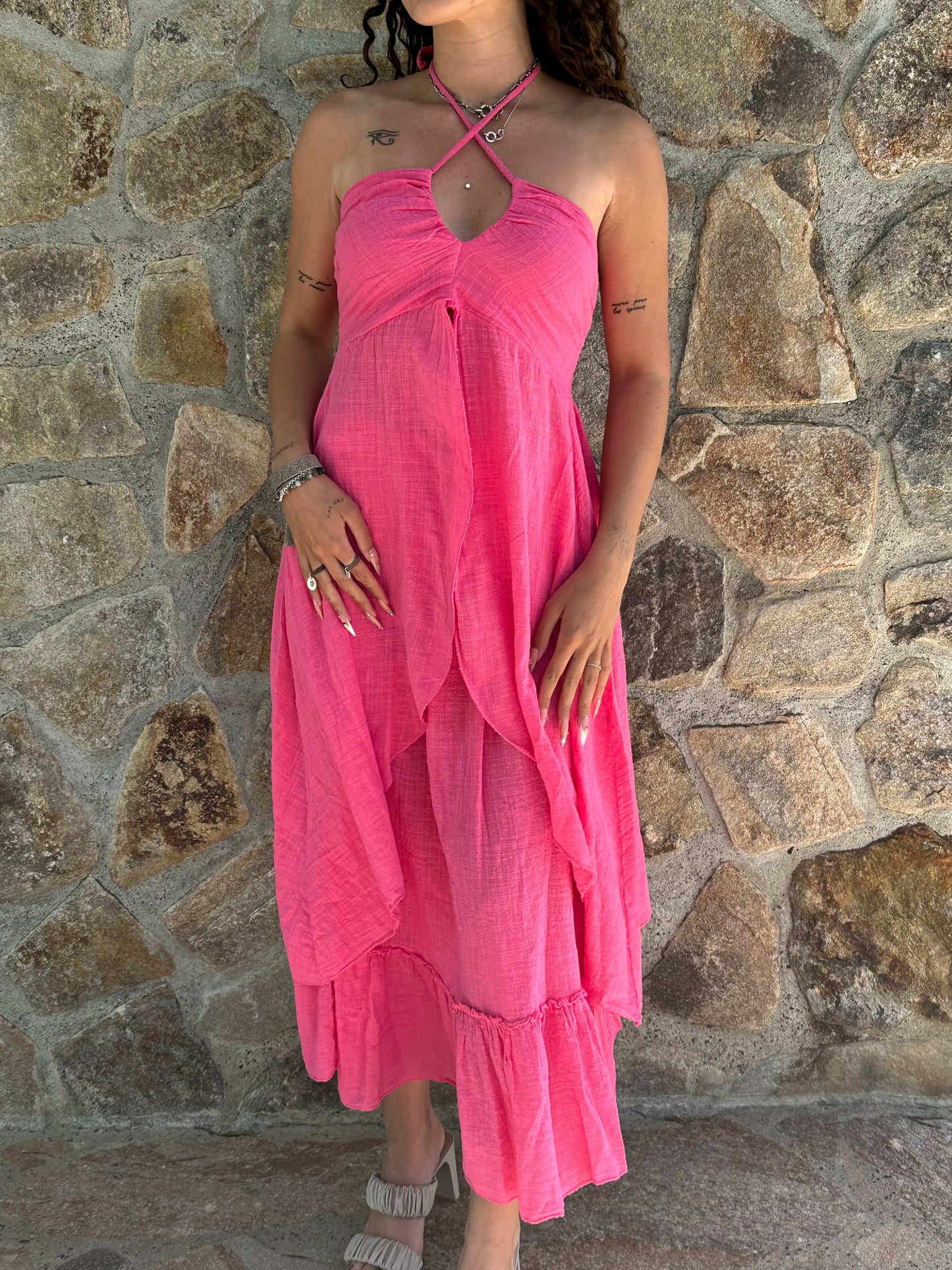 Ensemble Sylvia fuchsia