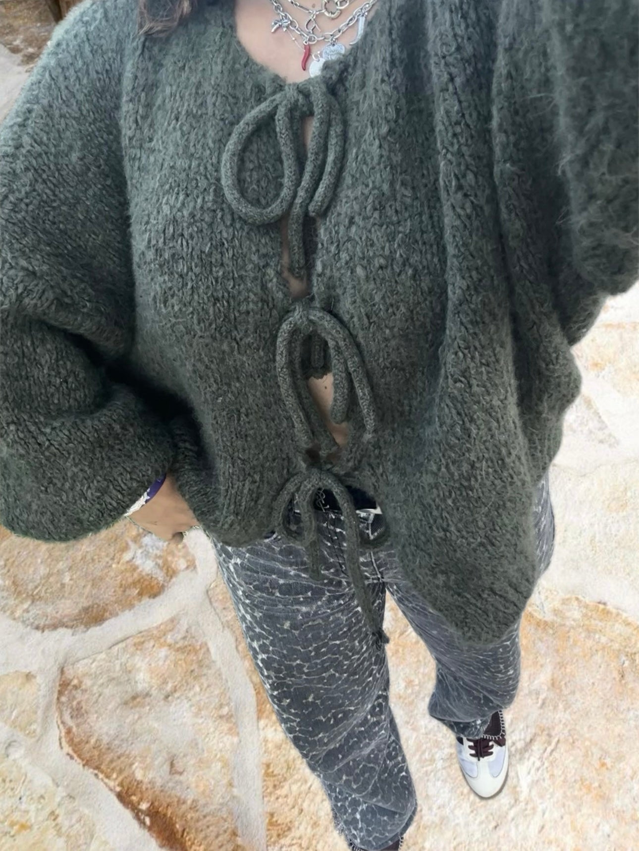 Gilet Soléa kaki foncé